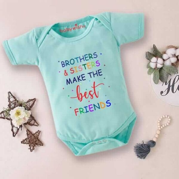 Babywish Rakshabandhan Romper Brother Sister Matching dress Rakshabandhan gift for Rakhi - Image 5