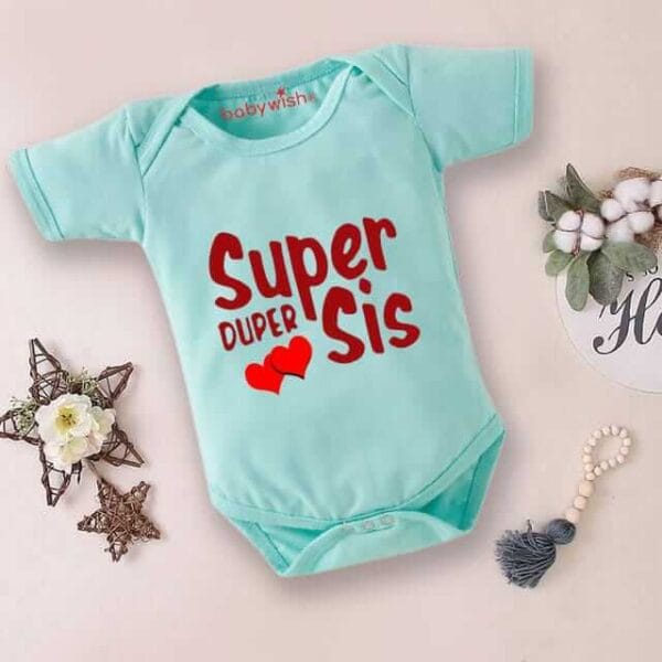 Babywish Rakshabandhan Romper Brother Sister Matching dress Rakshabandhan gift for Rakhi - Image 2