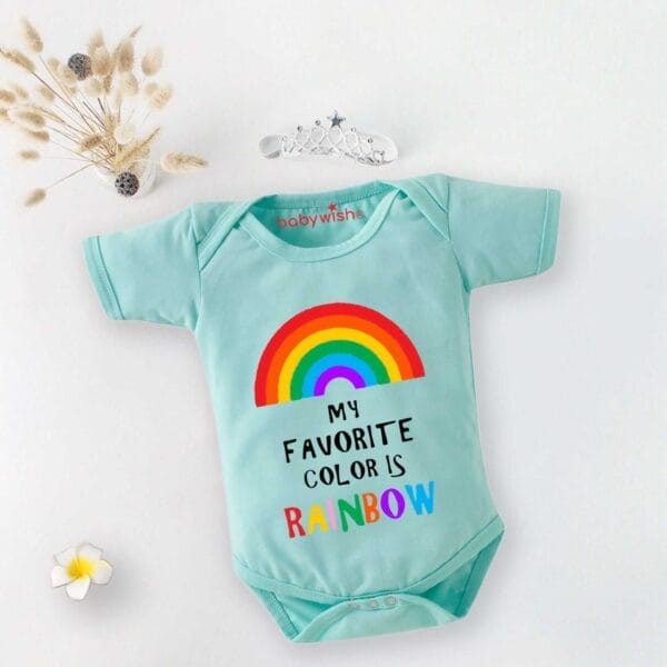 Baby Newborn Monsoon Bodysuits romper Half Sleeve Envelope Neck Onesies Rainfall  Outfit - Image 2