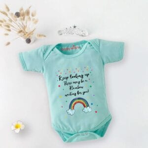 Baby Newborn Monsoon Bodysuits romper Half Sleeve Envelope Neck Onesies Rainfall  Outfit - Image 2