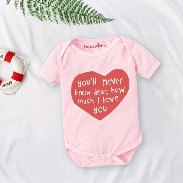 Baby First Birthday Celebrations Romper Clothes Baby Newborn Bodysuits Outfit Envelop Neck Half Sleeve Unisex Onesies "You Never Know" - Image 3