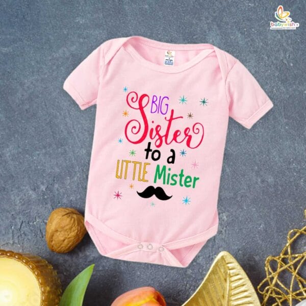 Babywish Rakshabandhan Romper Brother Sister Matching dress Rakshabandhan gift for Rakhi - Image 4