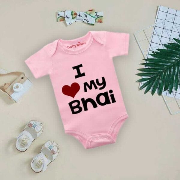 Babywish Rakshabandhan Romper Brother Sister Matching dress Rakshabandhan gift for Rakhi - Image 4