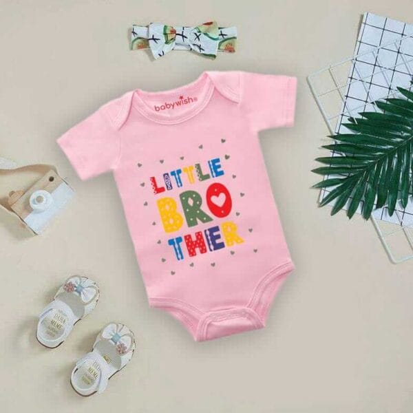 Babywish Rakshabandhan Romper Brother Sister Matching dress Rakshabandhan gift for Rakhi - Image 4