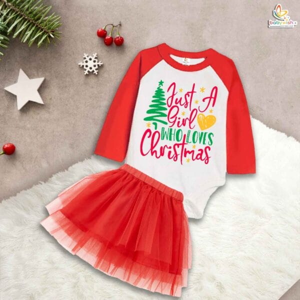 Newborn girls tutu skirt Full Sleeve romper Christmas print onesies bodysuits for baby 0 to 12 months - Image 2