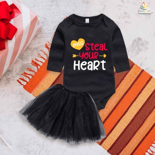 Newborn girls tutu skirt Full Sleeve romper Valentine Day print onesies bodysuits for baby 0 to 12 months - Image 3