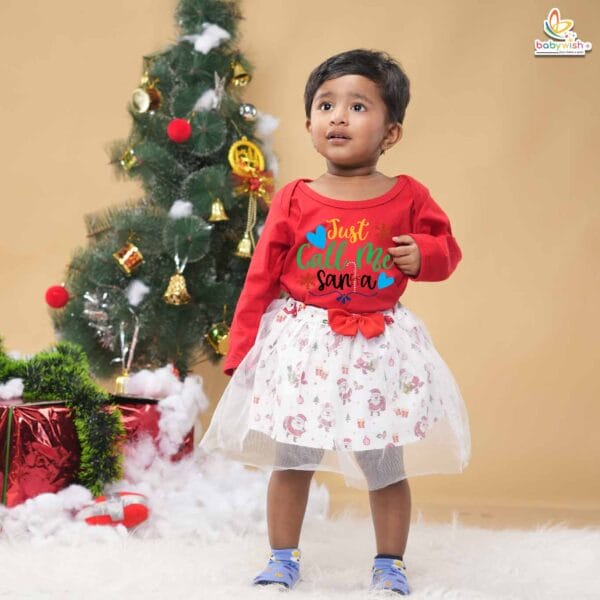 Newborn girls tutu skirt Full Sleeve romper Christmas print onesies bodysuits for baby 0 to 12 months - Image 3
