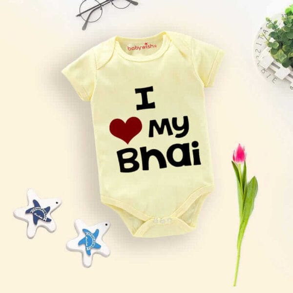 Babywish Rakshabandhan Romper Brother Sister Matching dress Rakshabandhan gift for Rakhi - Image 3