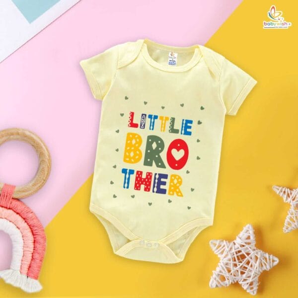 Babywish Rakshabandhan Romper Brother Sister Matching dress Rakshabandhan gift for Rakhi - Image 3