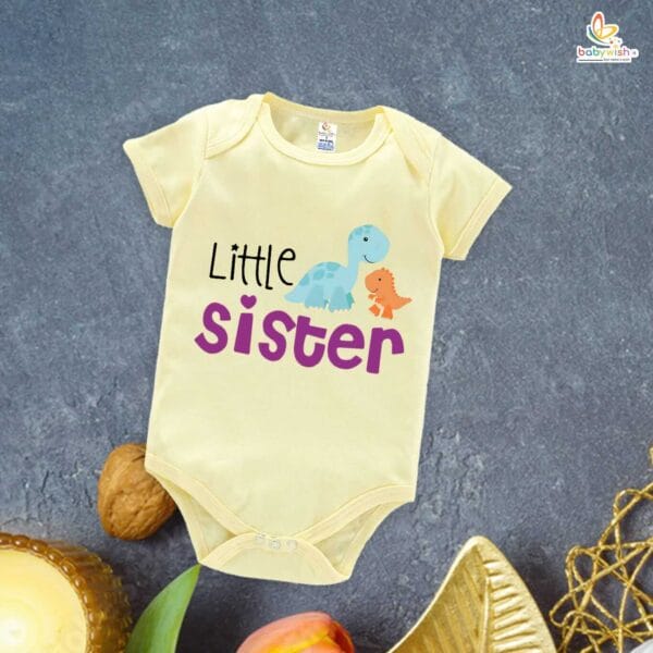 Babywish Rakshabandhan Romper Brother Sister Matching dress Rakshabandhan gift for Rakhi - Image 3