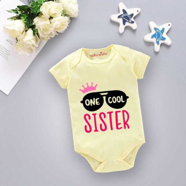 Babywish Rakshabandhan Romper Brother Sister Matching dress Rakshabandhan gift for Rakhi - Image 3
