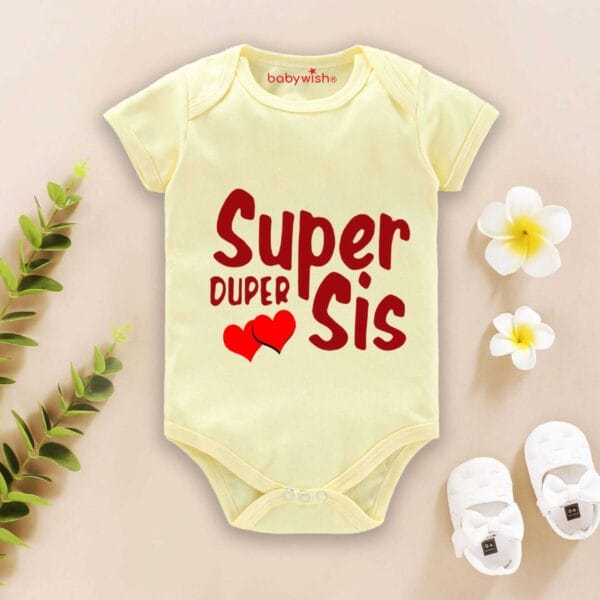 Babywish Rakshabandhan Romper Brother Sister Matching dress Rakshabandhan gift for Rakhi - Image 3