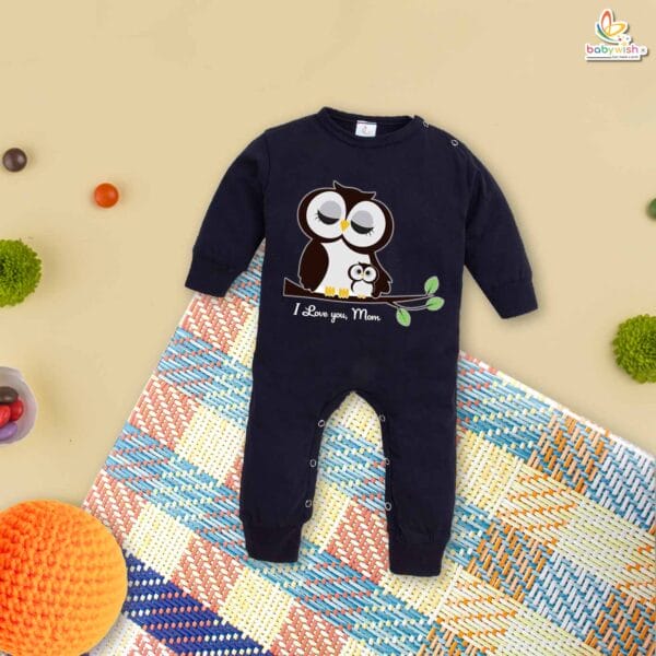 My First Mother’s Day Baby Romper – Full Body “I Love Mother” Bodysuit for Newborn Infant Girl or Boy – Cute First Mother’s Day Gift Outfit – Babywish - Image 2