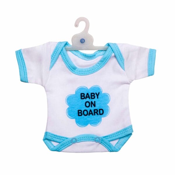 Baby on Board Car Decals Cloth Safety Sign Board with Hanger & Vacuum suction cup - Image 2