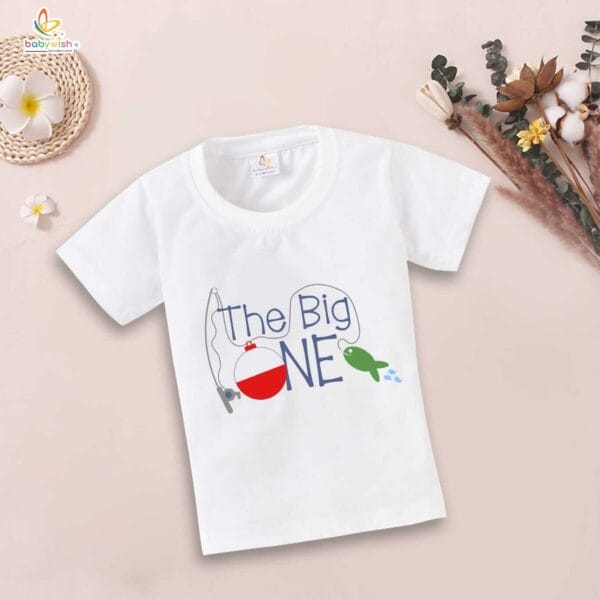One Year Birthday Unisex T-Shirt Half Sleeve Round Neck Topwear tee for kids - Image 4