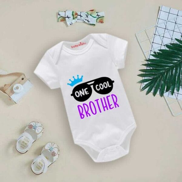 Babywish Rakshabandhan Romper Brother Sister Matching dress Rakshabandhan gift for Rakhi - Image 3