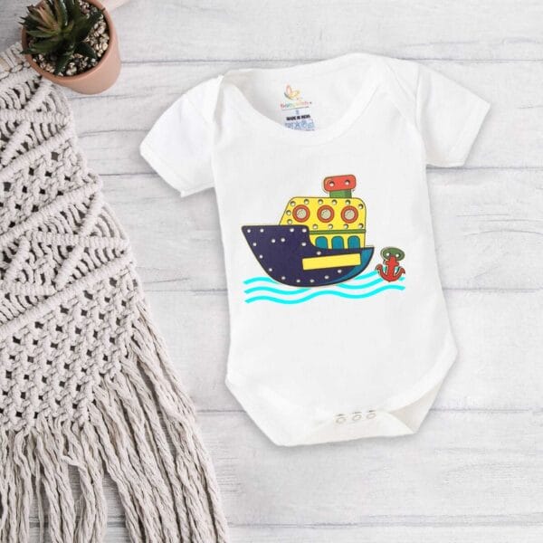 Baby Bodysuits Newborn Romper Set Cotton Unisex Half Sleeve Onesies - Image 2