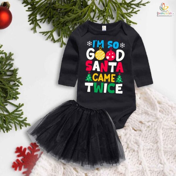 Newborn girls tutu skirt Full Sleeve romper Christmas print onesies bodysuits for baby 0 to 12 months - Image 4