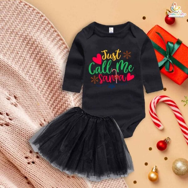 Newborn girls tutu skirt Full Sleeve romper Christmas print onesies bodysuits for baby 0 to 12 months - Image 4