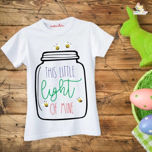 Mothers Day Special Combo White T-Shirts and Romper Sets for Mother and baby Combo Pack of 2 - Image 2