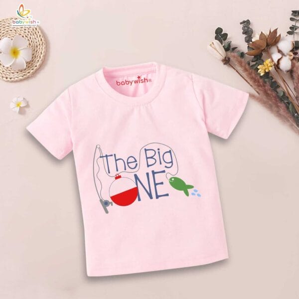 One Year Birthday Unisex T-Shirt Half Sleeve Round Neck Topwear tee for kids - Image 2