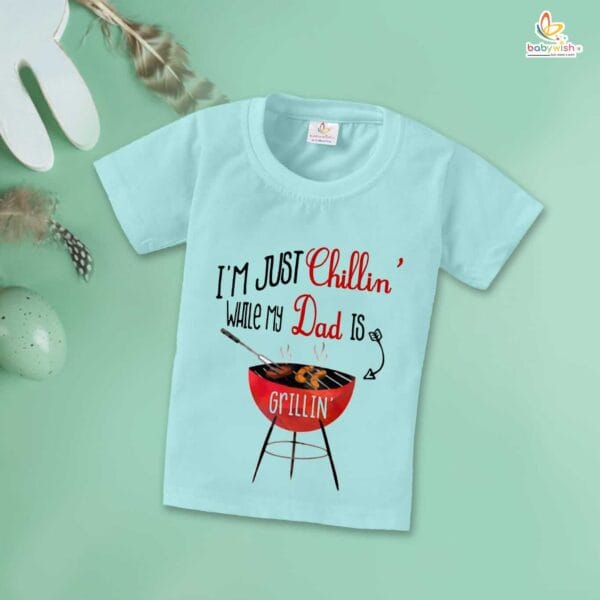 Father's Day Special T-Shirt for Boy’s and Girl’s Half Sleeve Topwear for Unisex Kids - Image 3