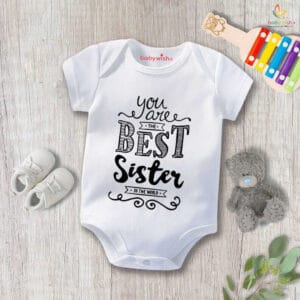 Babywish Rakshabandhan Romper Brother Sister Matching dress Rakshabandhan gift for Rakhi
