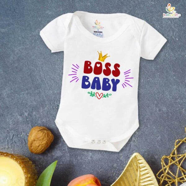 Mothers Day Special Combo White T-Shirts and Romper Sets for Mother and baby Combo Pack of 2 - Image 3