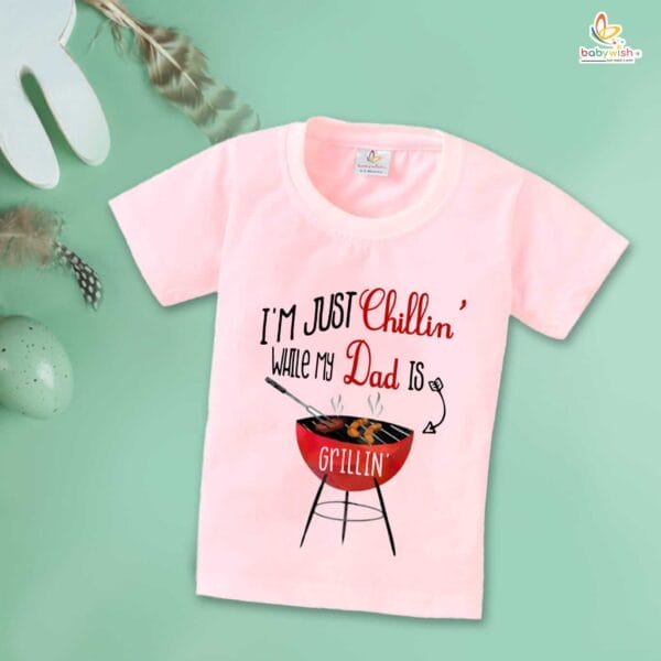 Father's Day Special T-Shirt for Boy’s and Girl’s Half Sleeve Topwear for Unisex Kids - Image 4