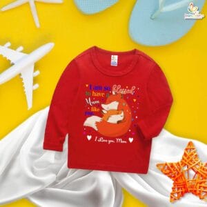 My First Mother’s Day Baby T-Shirt – Full Sleeve “I Love My Mummy” Outfit for Newborn Infant Girl or Boy – Cute Mother’s Day Gift Shirt – Babywish