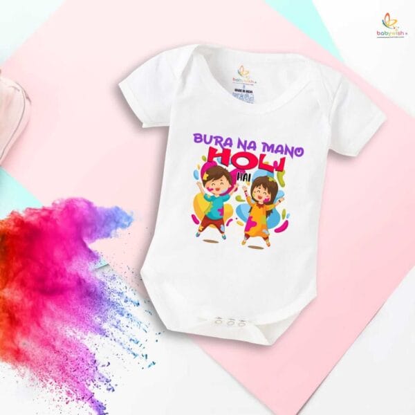 Newborn Girl's Tutu Skirt & Romper Holi Print Onesies bodysuits For baby 0 to 3 Months - Image 5