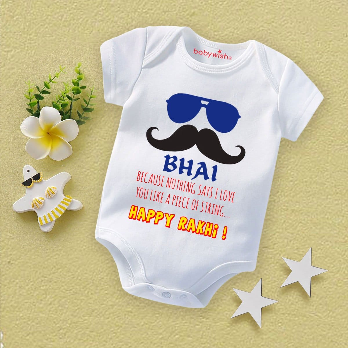Babywish Rakshabandhan Romper Brother Sister Matching dress Rakshabandhan gift for Rakhi
