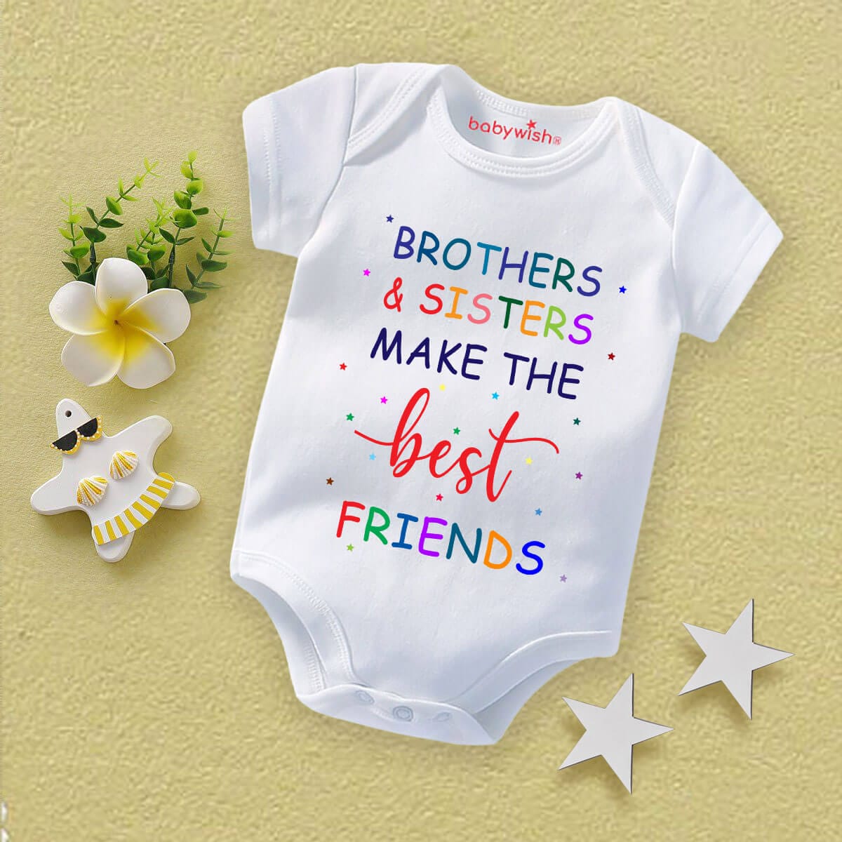 Babywish Rakshabandhan Romper Brother Sister Matching dress Rakshabandhan gift for Rakhi