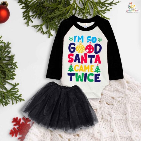 Newborn girls tutu skirt Full Sleeve romper Christmas print onesies bodysuits for baby 0 to 12 months - Image 5