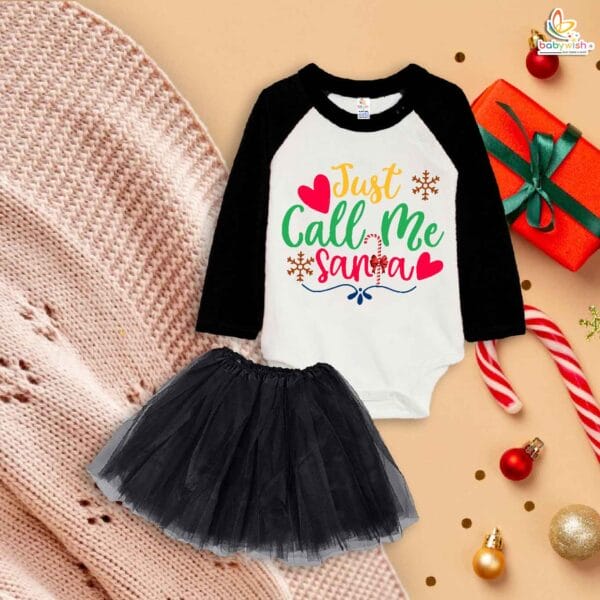 Newborn girls tutu skirt Full Sleeve romper Christmas print onesies bodysuits for baby 0 to 12 months - Image 5