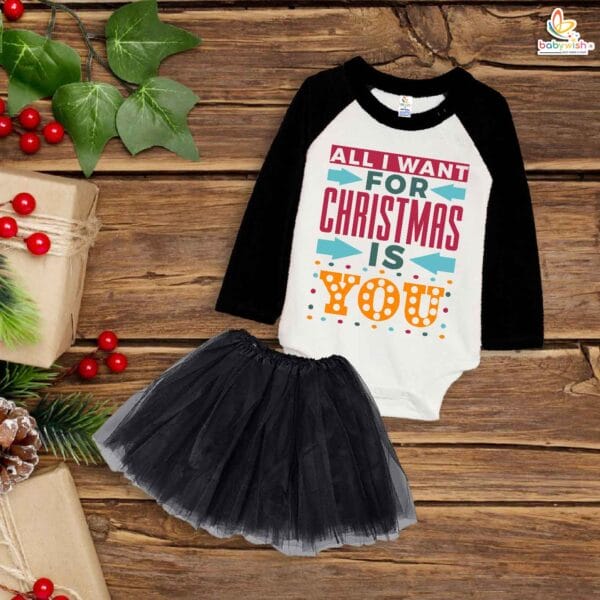 Newborn girls tutu skirt Full Sleeve romper Christmas print onesies bodysuits for baby 0 to 12 months - Image 5