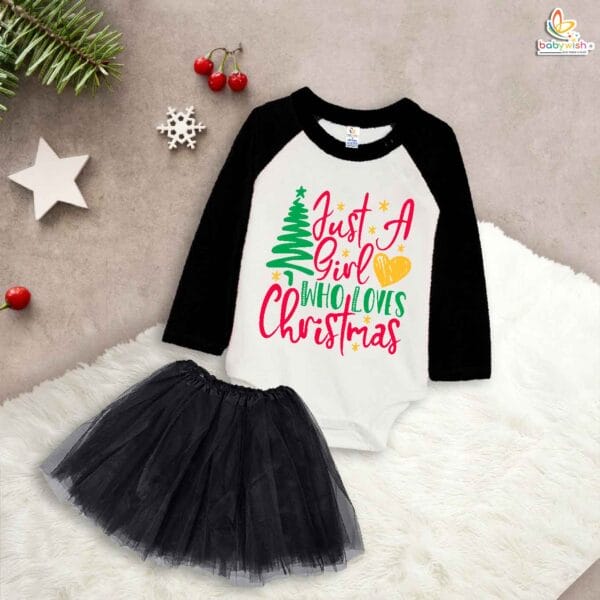 Newborn girls tutu skirt Full Sleeve romper Christmas print onesies bodysuits for baby 0 to 12 months - Image 5