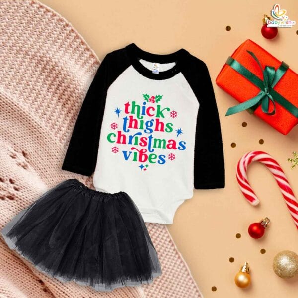 Newborn girls tutu skirt Full Sleeve romper Christmas print onesies bodysuits for baby 0 to 12 months - Image 5