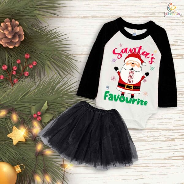 Newborn girls tutu skirt Full Sleeve romper Christmas print onesies bodysuits for baby 0 to 12 months - Image 5