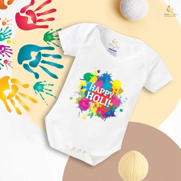 Newborn Girl's Tutu Skirt & Romper Holi Print Onesies bodysuits For baby 0 to 3 Months - Image 6