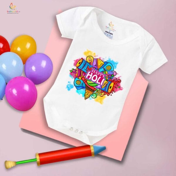 Newborn Girl's Tutu Skirt & Romper Holi Print Onesies bodysuits For baby 0 to 3 Months - Image 6