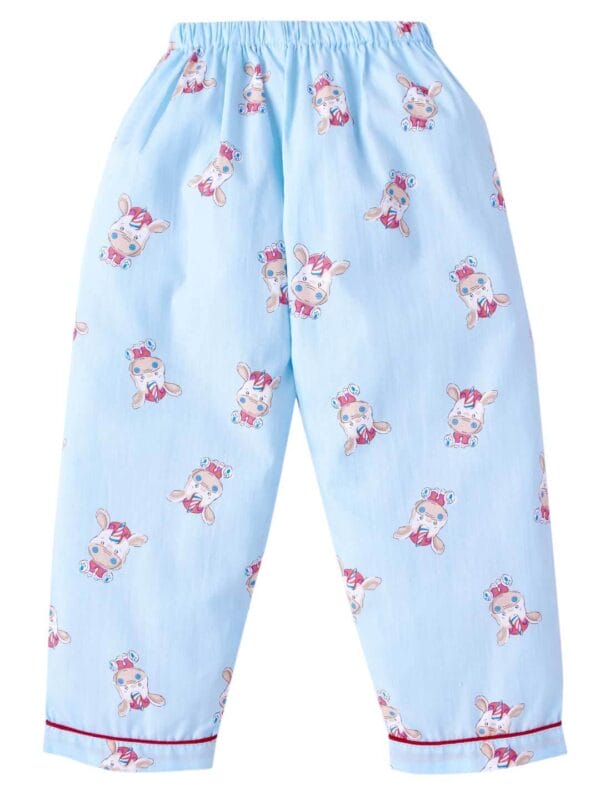 Babywish Kids Sleepsuit for Baby Boy’s and Girl’s Topwear and Pajamas Set Long Sleeve Sleepwear Baby Clothing Sets - Unicorn Print Blue - Image 5