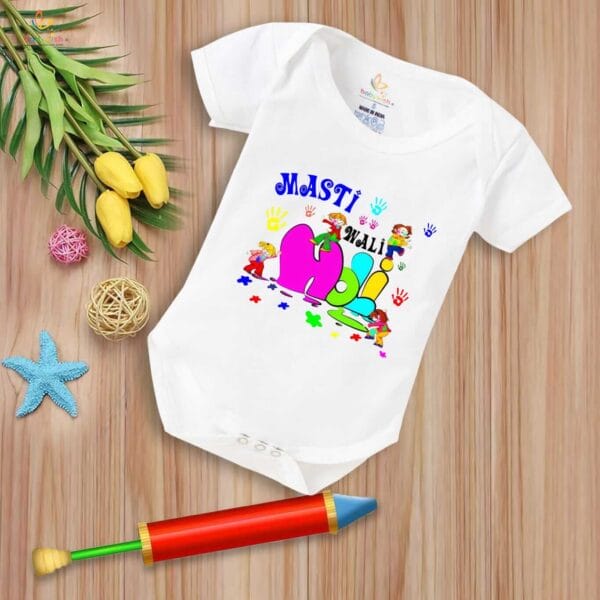 Newborn Girl's Tutu Skirt & Romper Holi Print Onesies bodysuits For baby 0 to 3 Months - Image 6