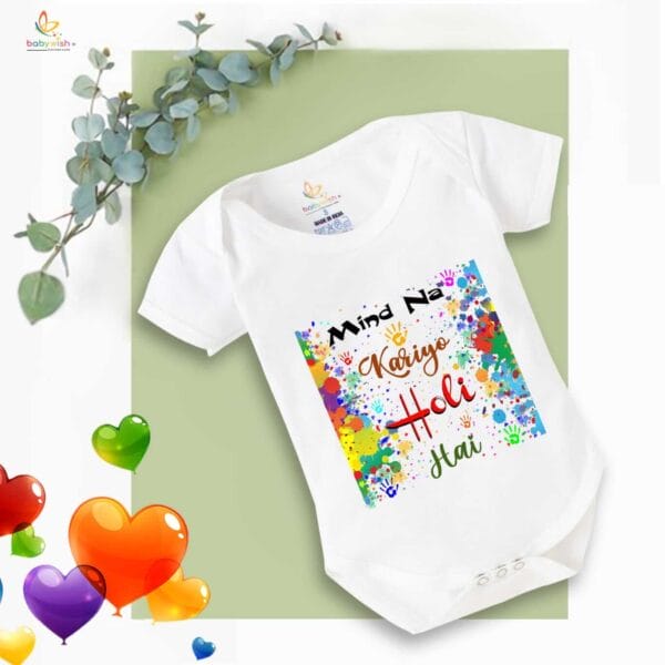 Newborn Girl's Tutu Skirt & Romper Holi Print Onesies bodysuits For baby 0 to 3 Months - Image 6