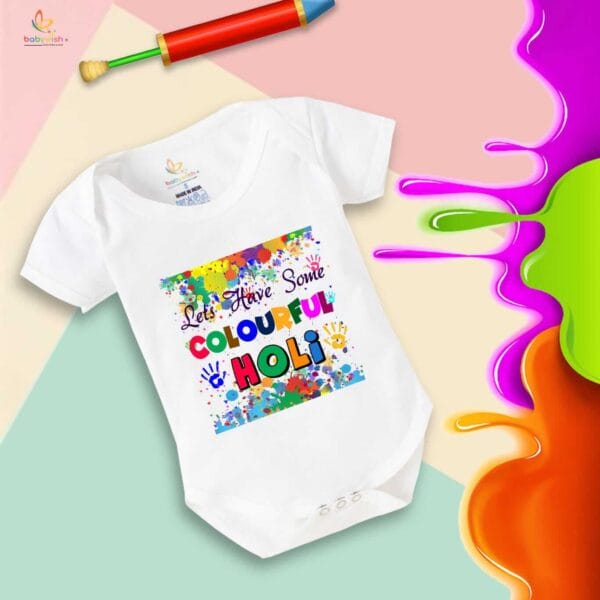 Newborn Girl's Tutu Skirt & Romper Holi Print Onesies bodysuits For baby 0 to 3 Months - Image 5