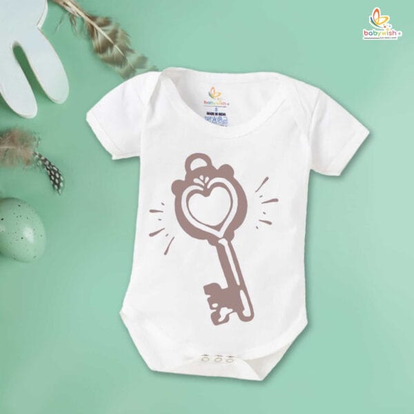 Mothers Day Special Combo White T-Shirts and Romper Sets for Mother and baby Combo Pack of 2 - Image 3