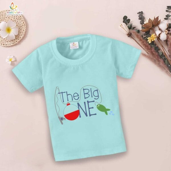 One Year Birthday Unisex T-Shirt Half Sleeve Round Neck Topwear tee for kids - Image 3