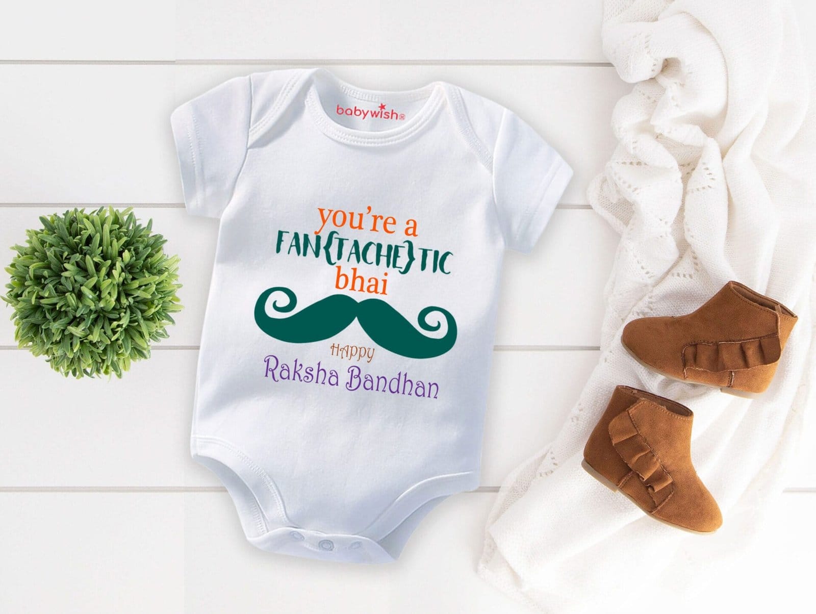 Babywish Rakshabandhan Romper Brother Sister Matching dress Rakshabandhan gift for Rakhi