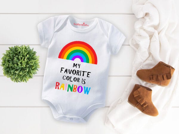 Baby Newborn Monsoon Bodysuits romper Half Sleeve Envelope Neck Onesies Rainfall  Outfit