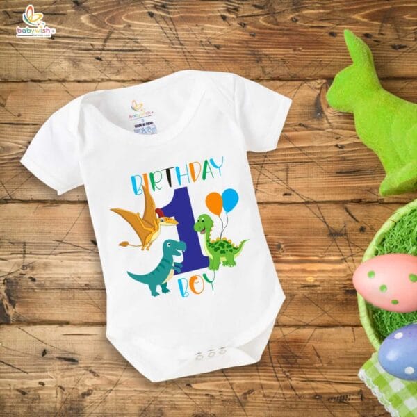 One month unisex baby romper half sleeve round neck onesie - Image 2